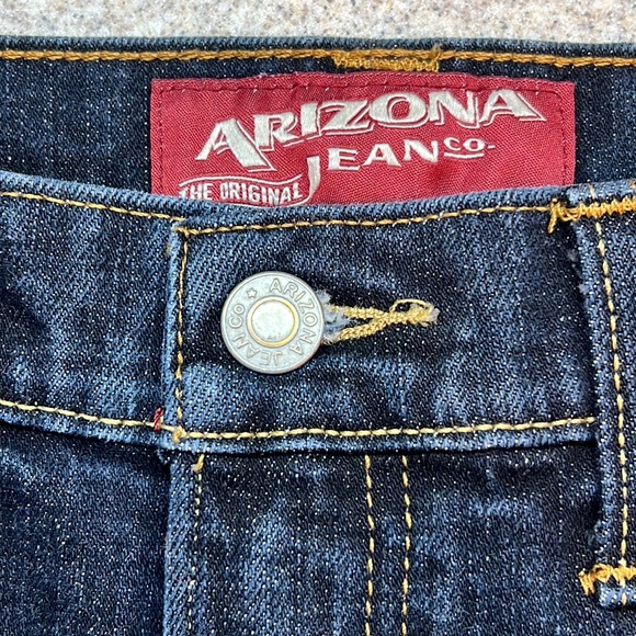 👖Arizona Jeans the original jean Co 32 X 36 men’s long & lean Skinny dark denim - Picture 7 of 10